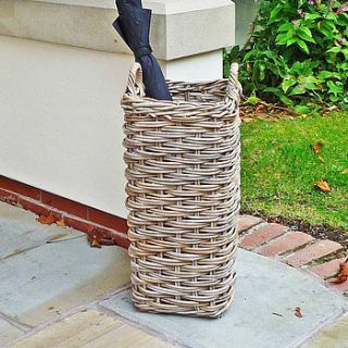 willow umbrella basket stand by marquis & dawe