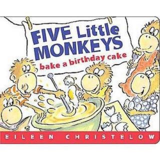 Five Little Monkeys Bake A Birthday Cake (Board)