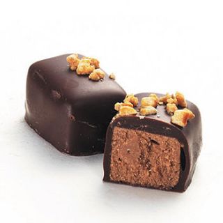 zaragaza soft praline with ginger nibblets by martin's chocolatier