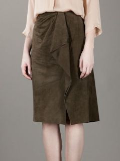 Donna Karan Gathered Skirt