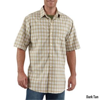 Carhartt Mens Lightweight Plaid Short Sleeve Shirt (Style S278) 447425