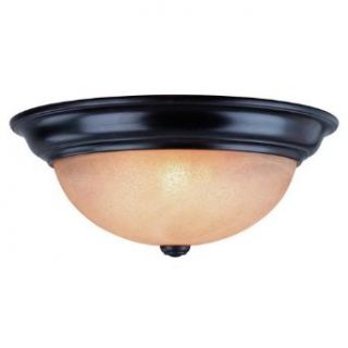 Dolan Designs 5383 20 16" Wide and 6.25" High Flushmount Ceiling Light with Savannah Glass, Antique Bronze   Close To Ceiling Light Fixtures  
