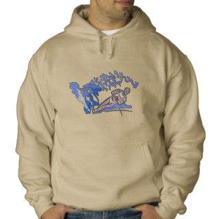 Water skier Embroidered Hoody