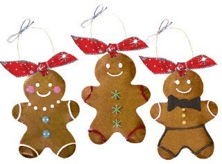 Traverse Bay Confections Hand Decorated Gingerbread Man Ornament Cookies, 2 Ounce Cookies (Pack of 6)  Sugar Cookies  Grocery & Gourmet Food