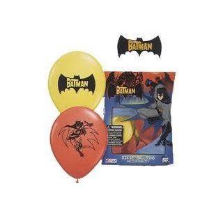 BATMAN Robin Party Supplies 12 LATEX BALLOONS birthday Decoration Justice League 