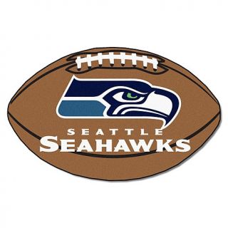 NFL Football Shaped Team Logo Mat   Seahawks