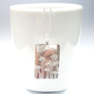 summer meadow rectangle necklace by ali bali jewellery