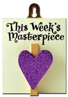 purple heart this week's masterpiece peg by angelic hen