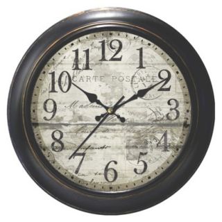Casual Decorative Clock   Brown