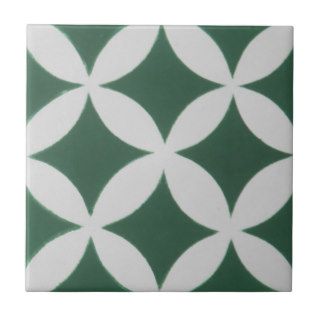 Reproduction Encaustic Cement Tile on Ceramic