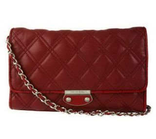 As Is Judith Ripka Mercer Quilted Nappa Leather Bag —