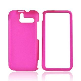 HOT PINK Rubberized Hard Plastic Case Cover For HTC Arrive Cell Phones & Accessories