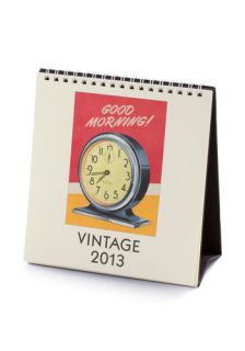 Grand Old Timey 2013 Desk Calendar in Domestic  Mod Retro Vintage Desk Accessories