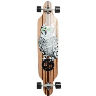 26.37 X 9.45" Professional Wooden Complete Owl Longboard Skateboard for Skateboarding Sport  Sports & Outdoors