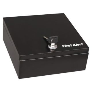 First Alert Locking Steel Box with Removable Cas