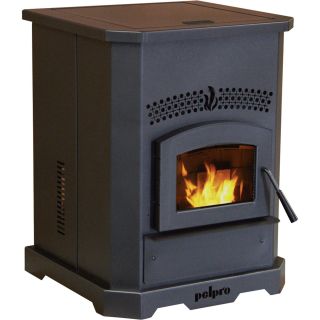 Pelpro Pellet Stove — 50,000 BTU, Model# HHPP2BDD-M