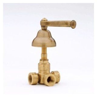 Phylrich D3PV102OEB OEB Old English Brass Bathroom Faucets 1/2 " In Line Diverter 2 Functions   Bathtub And Shower Diverter Valves  