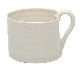'home is where mum is' hand thrown mug by gemma wightman ceramics