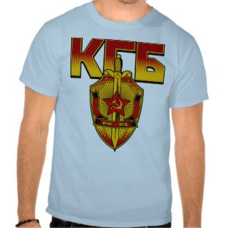 Russian KGB Badge Soviet Era Tshirts