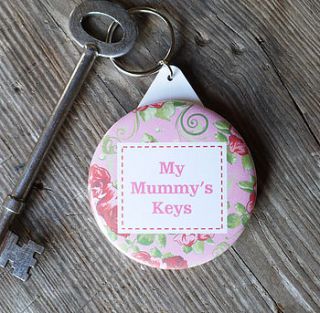 personalised 'mummy' keyring by andrea fay's