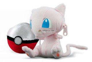 Mew   Pokemon Pokeball Flip out Plush Toy (Transform a Pokeball into a Pokemon) (Japanese Import) Toys & Games