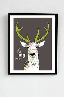 oh my deer. 10 patterns/colours by i love art london