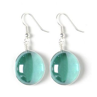 retro glass earrings by float jewellery