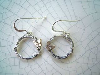 woodland butterfly earrings by xuella arnold jewellery