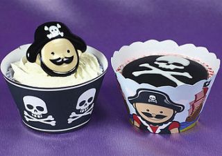 little pirates cupcake wrappers by just bake