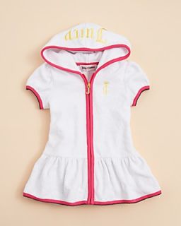 Juicy Couture Infant Girls' Jaquard Velour Coverup   Sizes 3 24 Months's