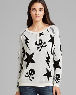 Vintage Havana Sweater   Star Lightening Print's