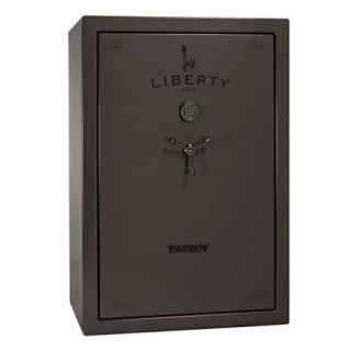 Liberty Fatboy LF64 64 Gun Safe Elec. Lock Gray Marble Gloss Black Chrome 438250