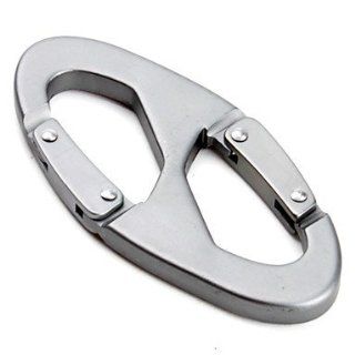 Number 8 Shaped Stainless Steel Carabiner  Camping And Hiking Equipment  Sports & Outdoors
