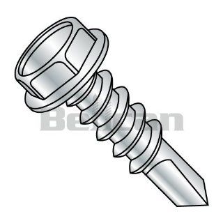 Bellcan BC 1214KW4 Unslotted Hex Washer Number 4 Point Self Drill Screw Fully Thread Zinc 12 14 X 7/8 (Box of 5000)