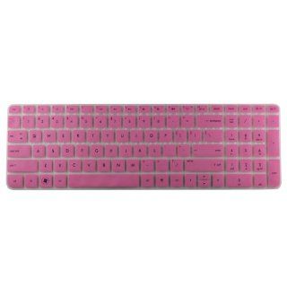 HP Pavilion New G6(With Number Key) Translucent Keyboard Protector Skin Cover US Layout Light Pink (Notice Check your keyboard if it has Number Key at the right side) Computers & Accessories