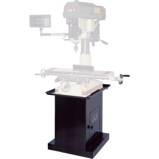 JET Milling/Drilling Machine Stand with Enclosed Shelf, Model# 350045  Metal Fabrication Accessories