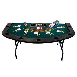Folding Blackjack Table   6' x 3'