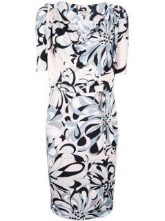 Emilio Pucci Swirly Floral Dress