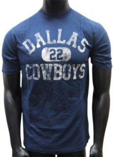 Emmit Smith Dallas Cowboys #22 Navy Workhorse Jersey Name and Number T Shirt Small  Athletic T Shirts  Clothing