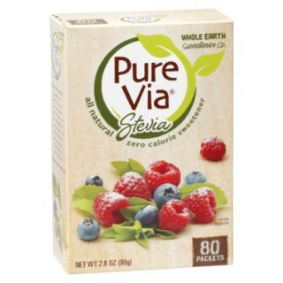 Pure Via Stevia All Natural Sweetener 80 ct