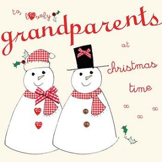 handmade to grandparents christmas card by laura sherratt designs