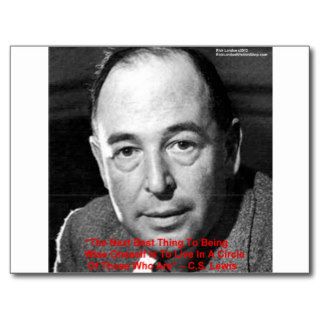 CS Lewis "Surround Yourself" Wisdom Quote Gifts Postcards