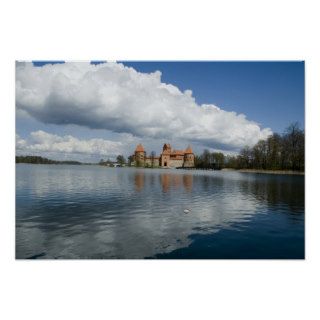 Lithuania, Trakai. Island Castle Poster
