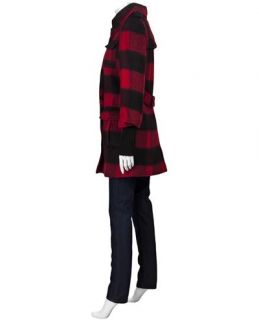 Alice+olivia Plaid Ryan Coat