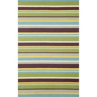 Stripe Outdoor Rug (2'6 x 4') Accent Rugs