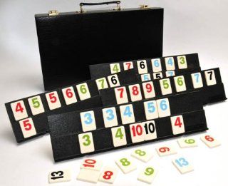Rummikub Deluxe in Attache Case with Large Number Tiles Toys & Games