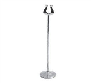 Number Stand, 18'' Tall, Harp Style, With Weighted Base, Stainless Steel (1 Dozen/Unit) Kitchen & Dining