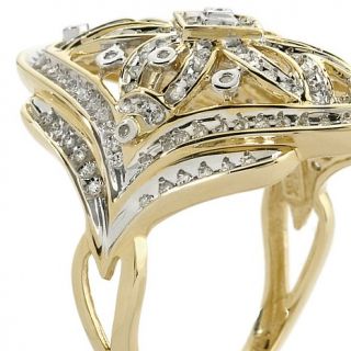 Diamond 14K Gold Estate Style Ring   .5ct
