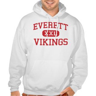 Everett   Vikings   High School   Lansing Michigan Hoodie