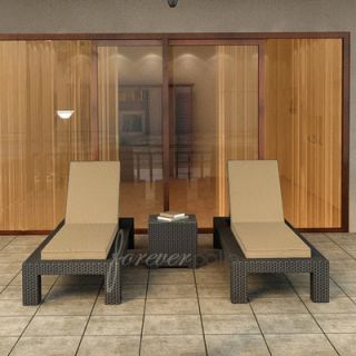 Forever Patio Hampton 3 Piece Lounge Seating Group with Cushion